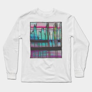 Liminal Space Winter Abstraction Long Sleeve T-Shirt
